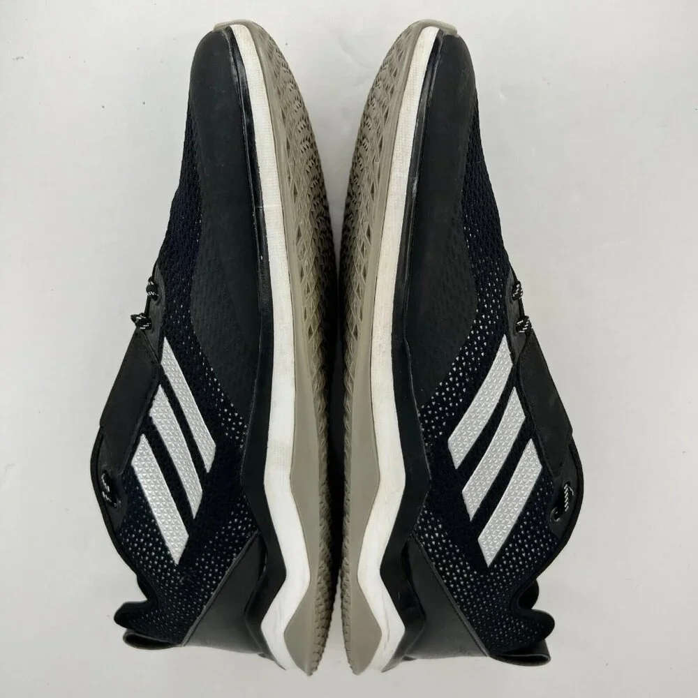 Adidas Mens Q16536 Black Speed Trainer 3 Mesh Low Top Size 14 Baseball Shoes - Picture 7 of 9